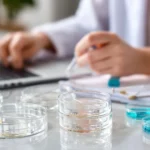 Cosmetic laboratory testing samples during CPSR safety assessment process