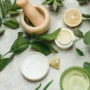 Natural herbs and plants used in organic cosmetics product requiring EU CPSR compliance assessment